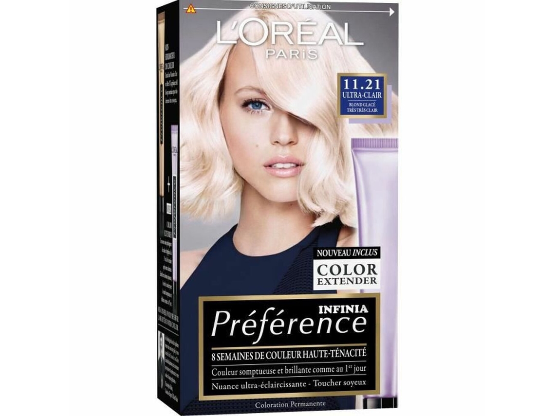 Tinte Permanente L'Oréal Paris Preference Nº 11.21 Rubio Muy Claro