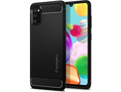 Carcasa Samsung Galaxy A41 SPIGEN Anti Shock Negro
