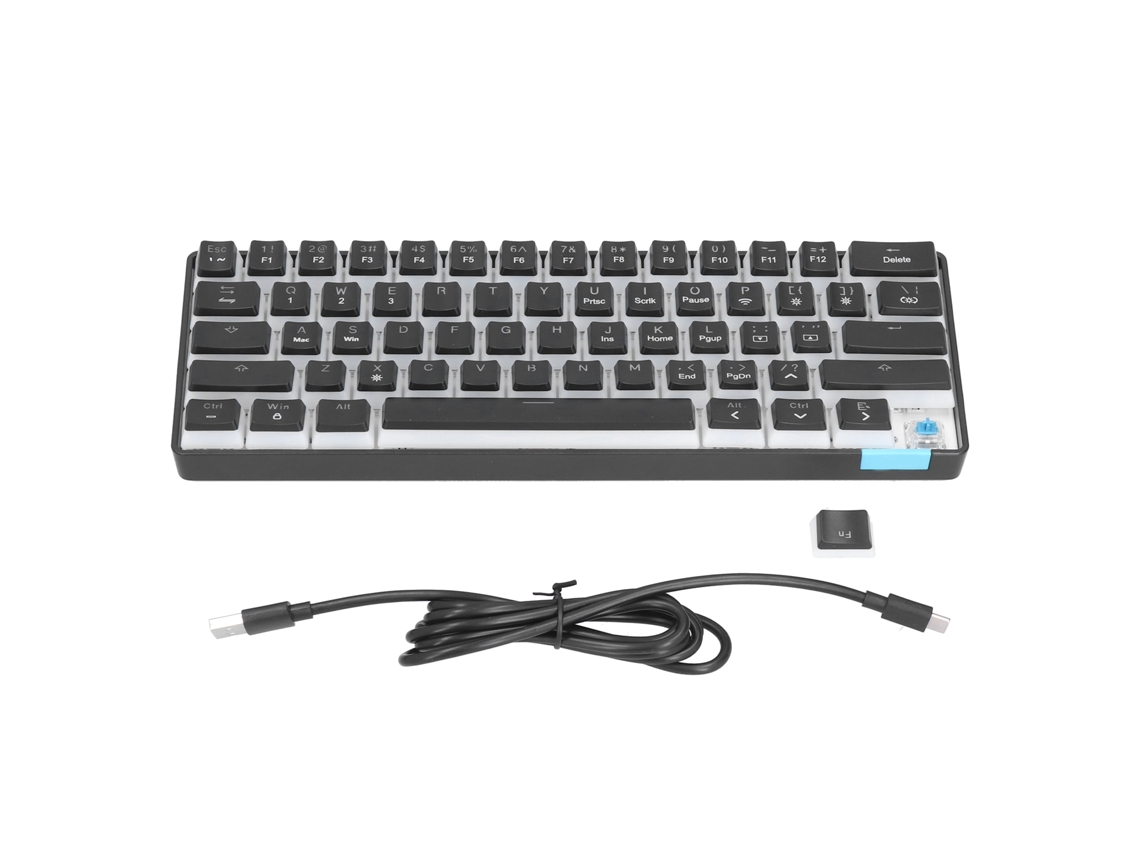 Teclado Mecánico Para Juegos 61 Teclas Teclas Pudding