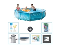 Intex Piscina Com Estrutura Redonda - 305x76 Cm - 7-peças S223