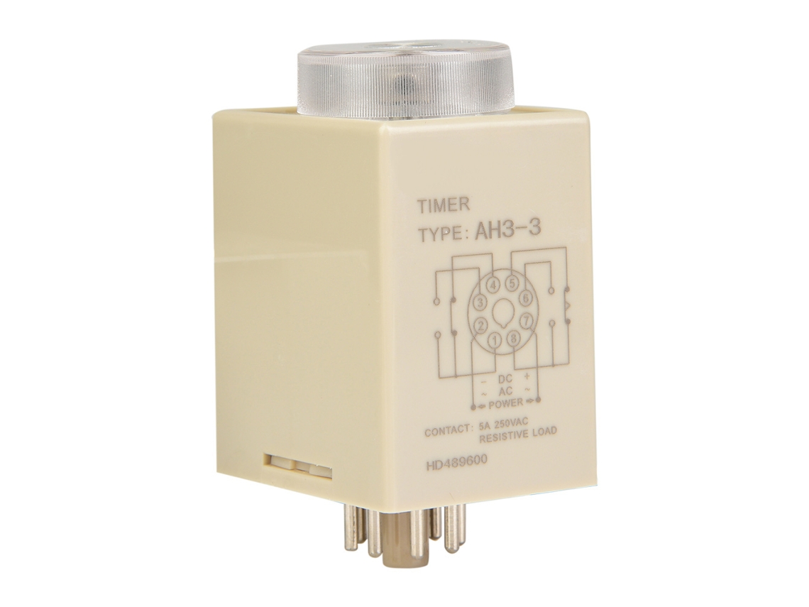 2026dz-relé Temporizador De Retardo De Encendido Ah3-3 24vdc 8 Pines 6 Segundos