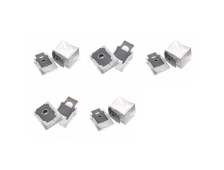 Pacote com 10 bolsas a vácuo para irobot roomba i7 i7+i3 série i & s base limpa