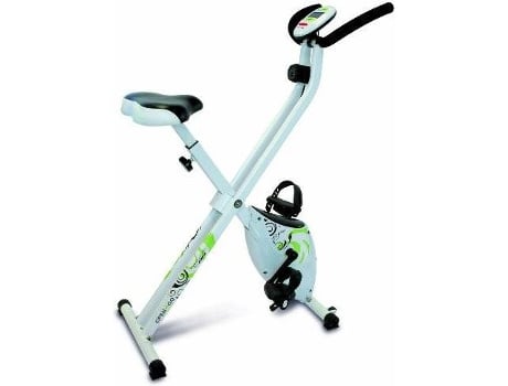 Tecnovita By Bh open&go yf90 bicicleta estática plegable. sistema de freno volante inercia equivalente 8kg. monitor easy start fitness go blanco 117x68x39cm 8 90