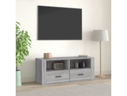 Mueble Tv 100 x 35 x 40 cm Base Madera Gris Sonoma-Derivatives