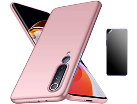 Kit Carcasa y Protector Xiaomi Mi 10 Ultimatte Turtleshell Rosa