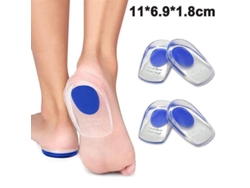 Talonera De Silicona Para Fascitis Plantar: Soporte Para El Talón Con Alivio Inmediato Del Dolor.