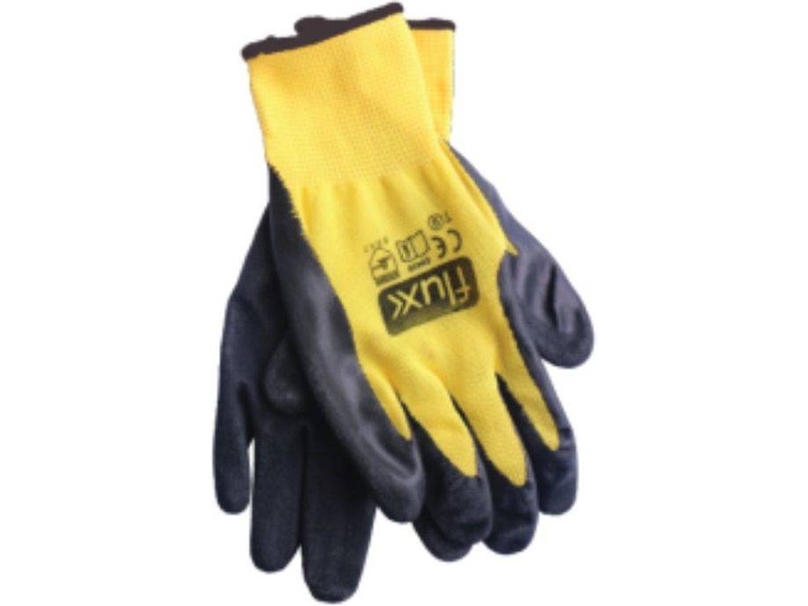 Guantes Nitrílicas FLUX (Amarillo - L)