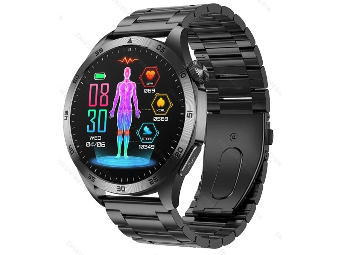 Reloj inteligente con monitorización de azúcar en sangre, microcontrol de salud, detección de ácido úrico, llamada Bluetooth y función SOS, Pret Yizhood