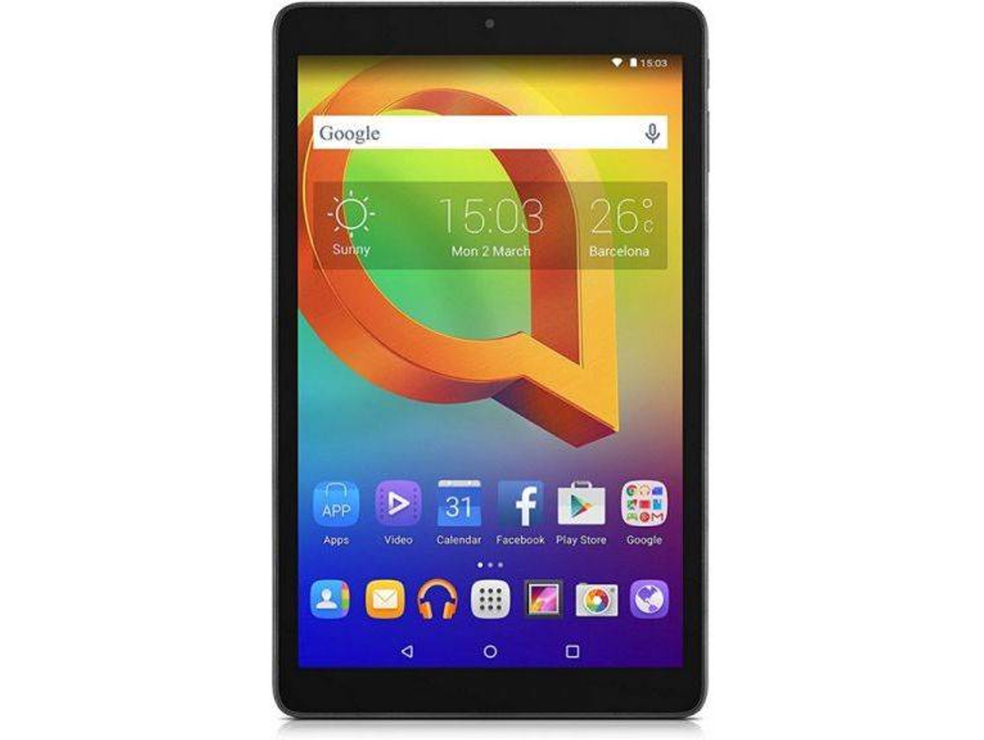 Tablet ALCATEL A3 (10.1'' - 16 GB - 1 GB RAM - Wi-Fi - Negro)