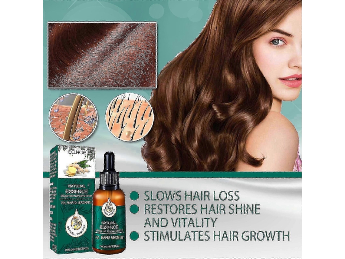 Óleo Capilar Eelhoe para Crescimento Capilar, Reparação do Folículo Capilar, Líquido para Crescimento Capilar, Suaviza e Alisa, Nutrição para Cabelos Secos e com Frizz.