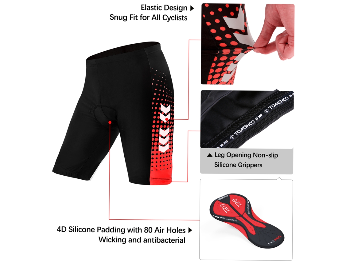 Conjunto De Traje Corto De Verano Para Hombre Con Jersey De Ciclismo Y Pantalones Cortos Acolchados 5d Gel Secado Rápido Transpirable
