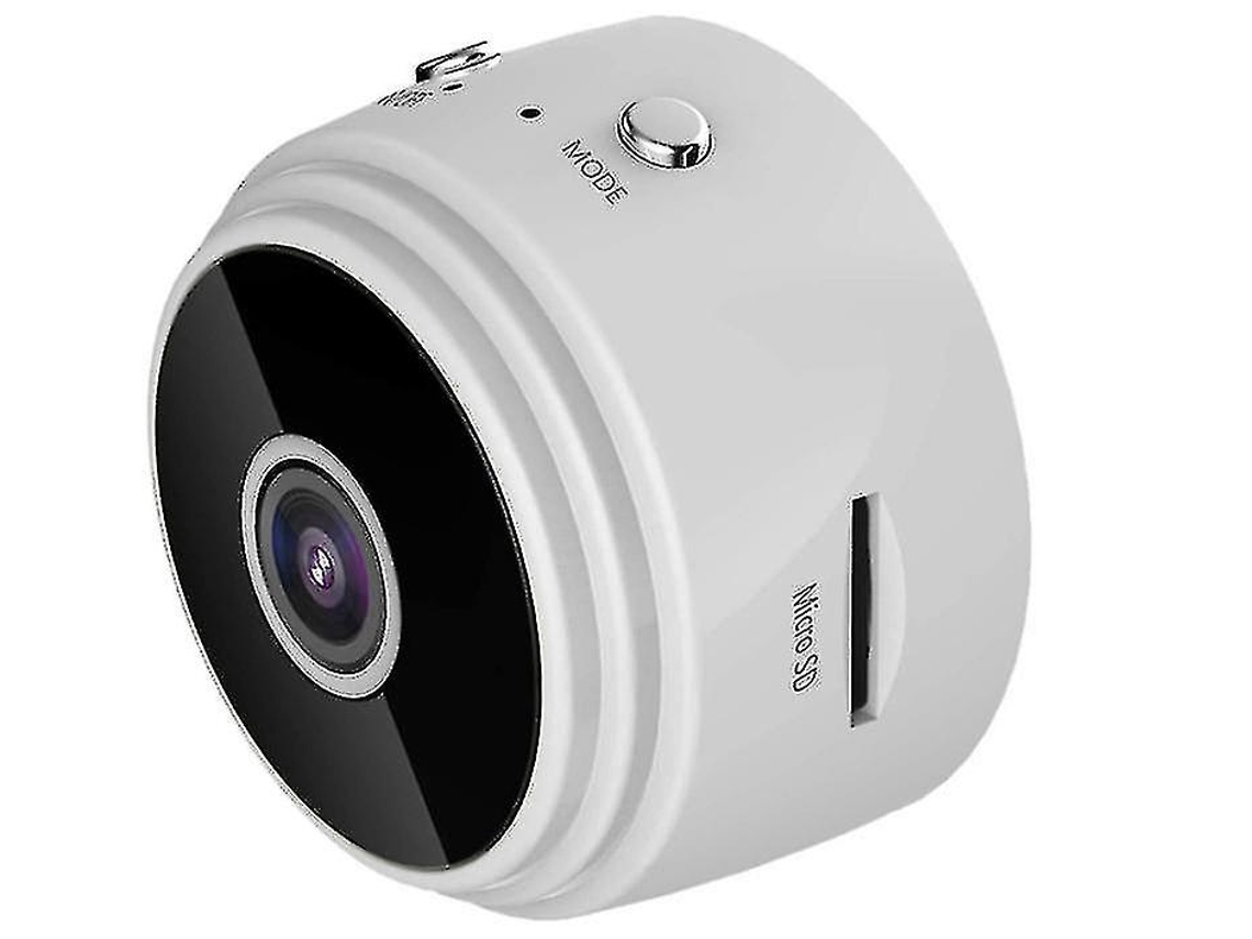 Cámara Yizhood A9 Mini 1080P HD Wifi con visión nocturna y detección de movimiento (blanca)