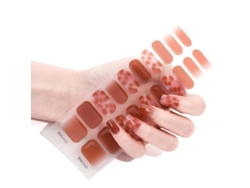Dan26-cinta De Uñas De Gel Semicurado 20 Piezas Con Lima Y Pads De Alcohol Requiere Luz Uv/led Bss0121
