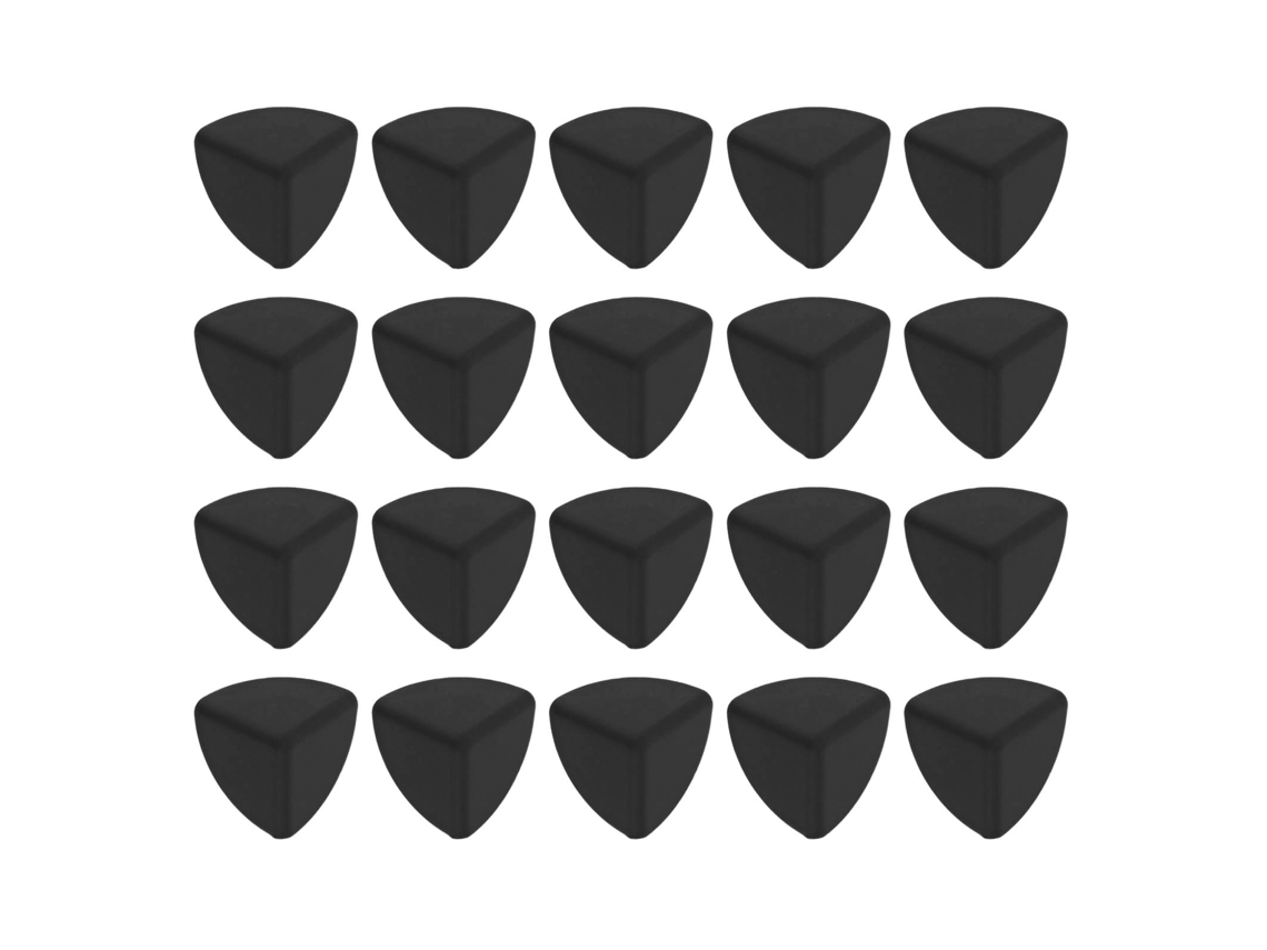 20 Protectores De Esquinas De Mesa De Silicona Para La Seguridad De Los Bebés - Negro