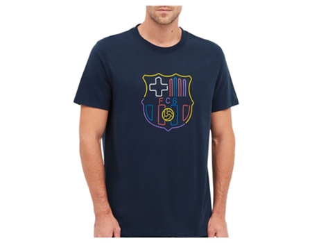 Camiseta de Hombre para Fútbol BARCA Barça Escut Neo Azul (XL)