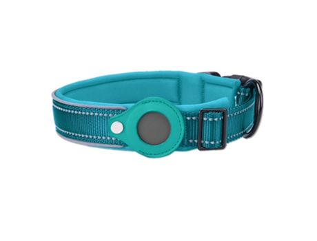 Collar De Perro Airtag Reflectante Con Neopreno Suave: Nuestro Collar Airtag Duradero ELKUAIE