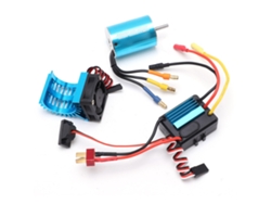 Motor sin escobillas 2838 de 4500 kV con ESC de 35 A para coches RC a escala 1/14, 1/16 y 1/18.