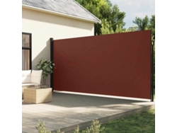 Toldo Lateral Retráctil Marrón 220x500 Cm
