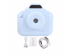 Cámara Digital Instantánea Para Niños De 2,4 Pulgadas, 48 Mp, 1080p, Zoom 6x Y Papel De Impresión Azul.