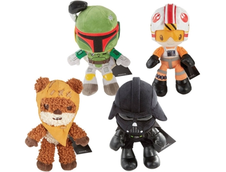Surtido Peluches Mattel Star Wars 20 Cm 6 Unidades