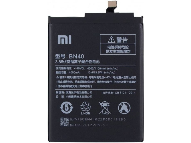 Bn40 xiaomi аккумулятор