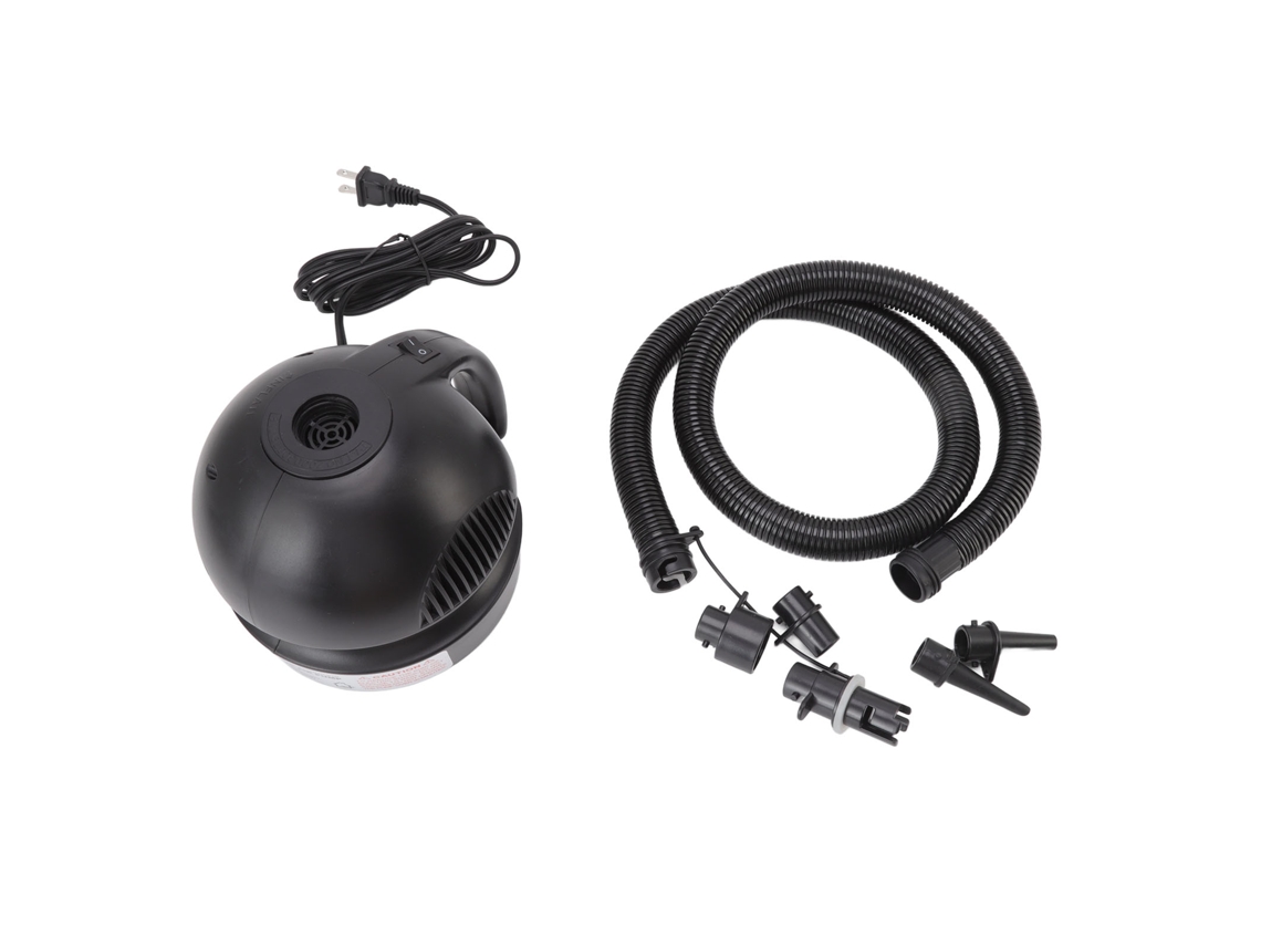 Bomba De Aire Eléctrica Abs De 400 W Con 4 Amortiguadores Para Botes Y Colchones Inflables.