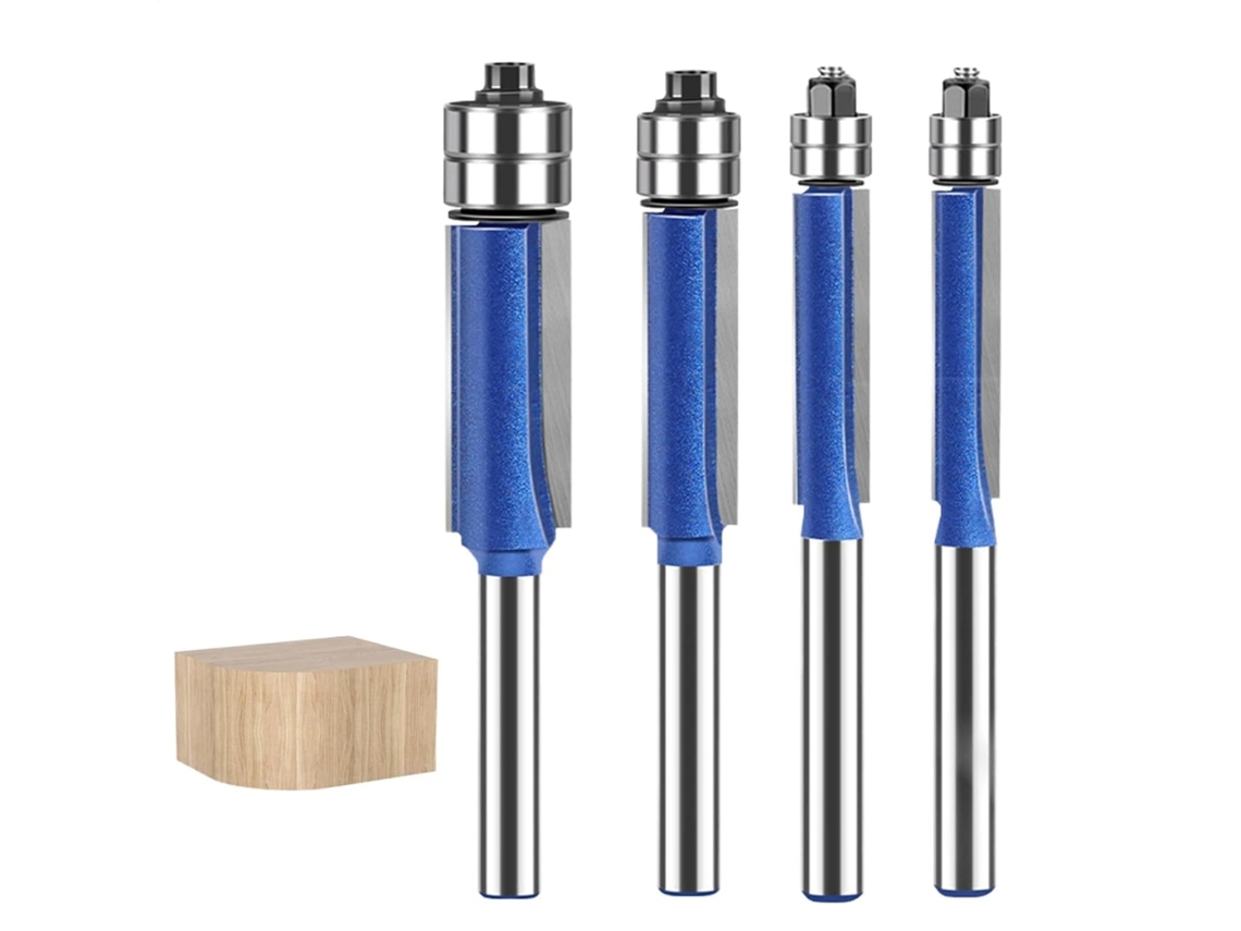 Fresas De Corte Al Ras 4 Piezas Herramienta Precisi N Fresa Para Recortar Superficies Laminado Madera Contrachapada