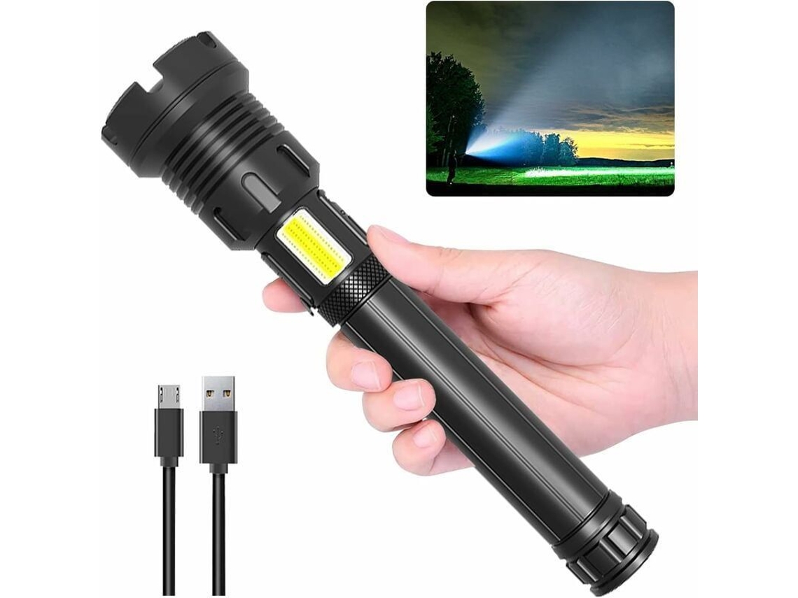 2026altiro-linterna De Mano De 90.000 Lúmenes Con Zoom, Resistente Al Agua Ip65, 7 Modos, Usb-c, Batería De 10.000 Mah.