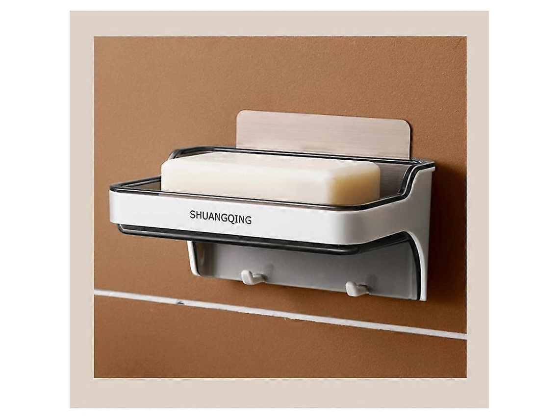 Dispensador de jabón de pared con doble drenaje para baño Rosewell