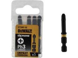 Puntas de Torsión de Impacto DEWALT 5 x PH3