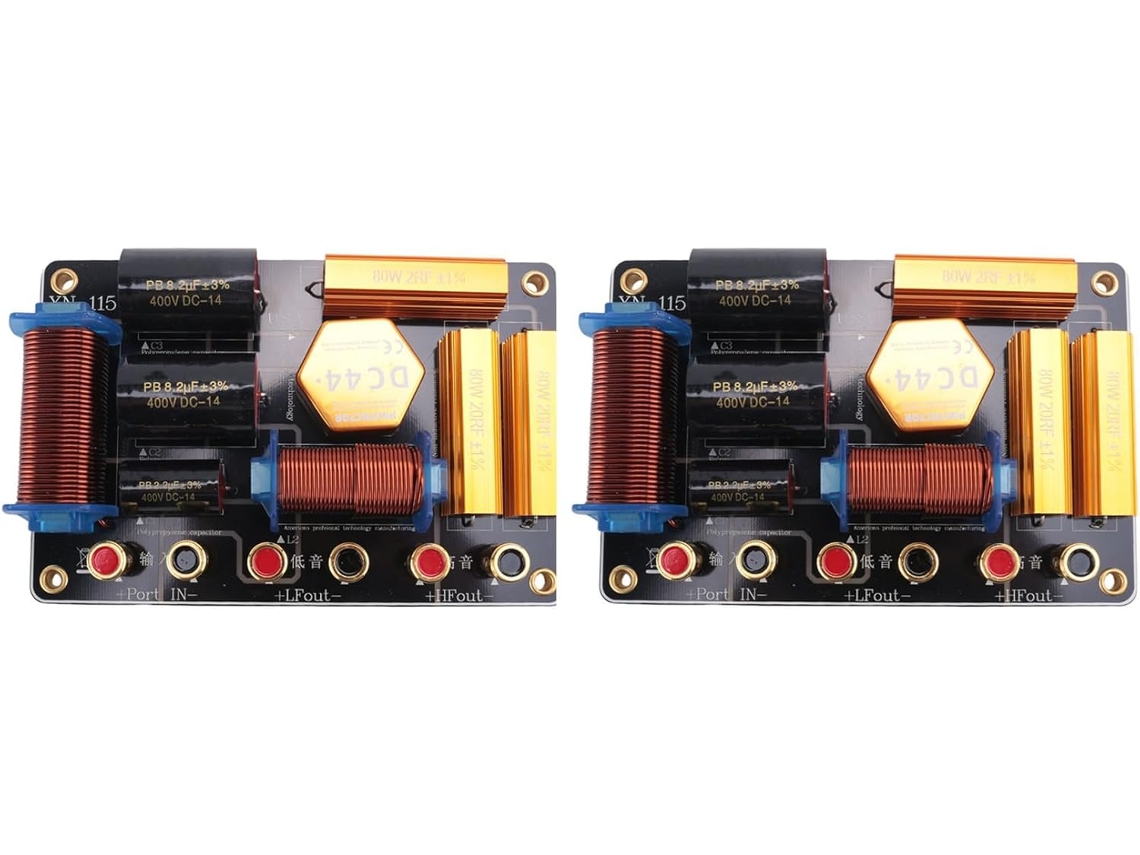 Altavoz Crossover Con Divisor De Frecuencia De Audio 2x De 550 W