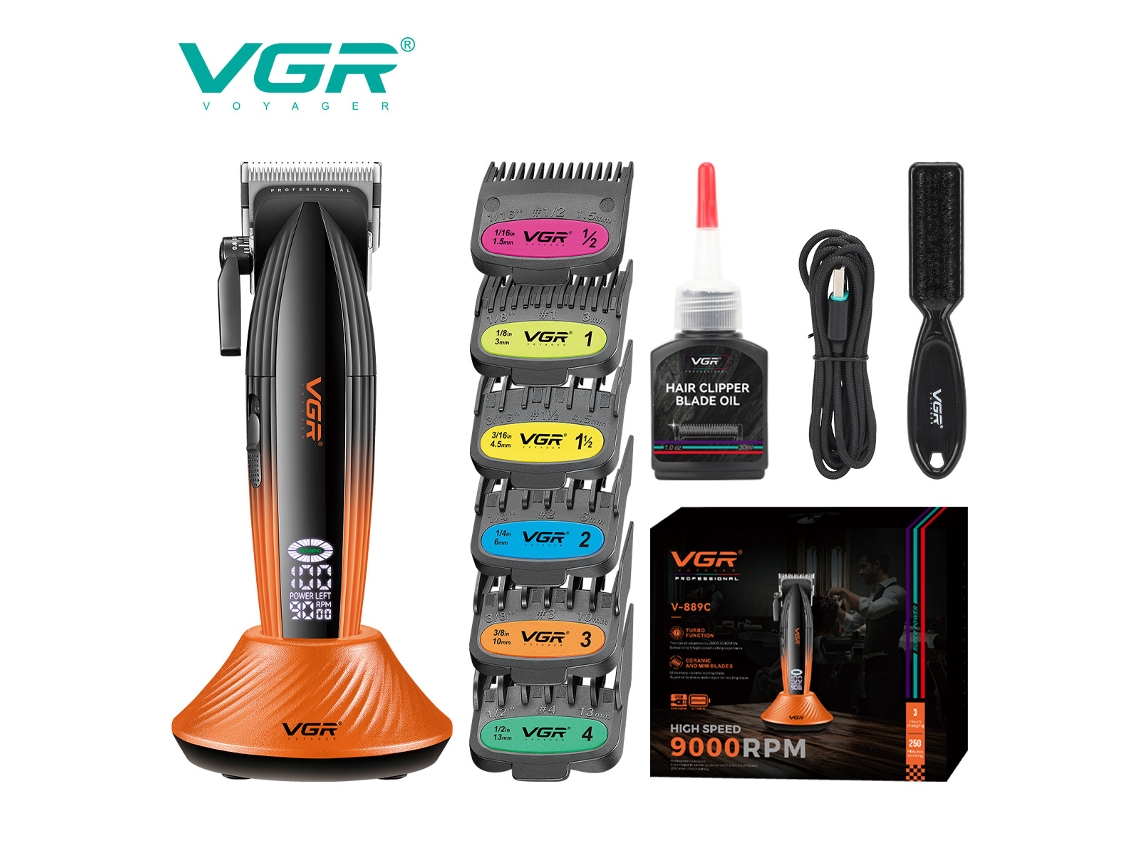 Cortapelos De Doble Velocidad Ajustable Con Pantalla Digital Lcd Y Cortapelos Eléctricos De Alta Velocidad.