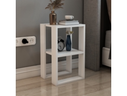 Mesa Auxiliar [EN.CASA] (55 x 30 x 30 cm - Aglomerado - Blanco)