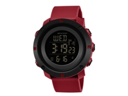 Reloj Digital Multifuncional Luminoso, Resistente Al Agua, Deportivo, Para Hombre/niño, Rojo (l)