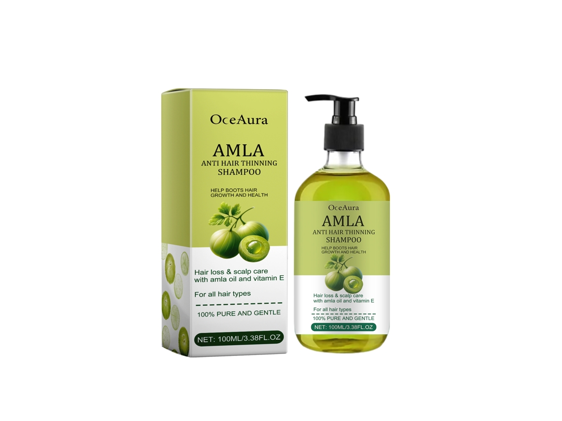 Champú Oceanaura para el cuidado del cabello: limpieza, hidratación, crecimiento y fortalecimiento.