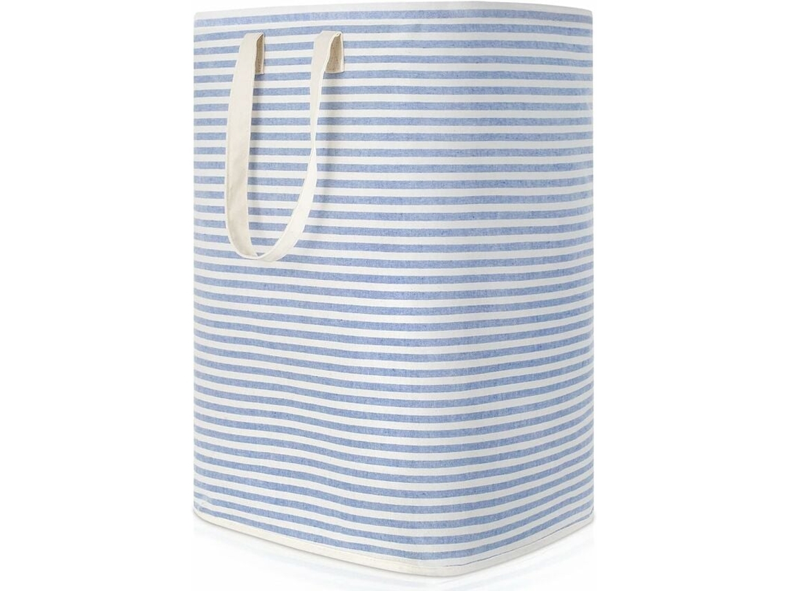 Organizador de ropa eficiente, cesto para ropa con asas reforzadas, plegable para ahorrar espacio, impermeable y resistente para el hogar.