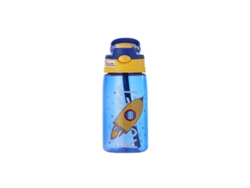 Botella De Agua Infantil Blue Rocket De 480 Ml, Botella Portátil Desechable Para Bebés.