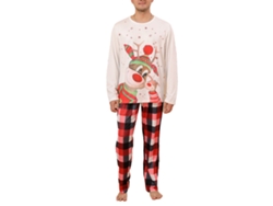 2026altiro-conjunto De Pijamas Navideño Para Familia Suave Manga Larga Con Estampado Bonito Talla M Para Hombre