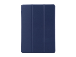 Funda protectora de piel sintética para Huawei Mediapad T3 10 (azul oscuro y dorado claro)
