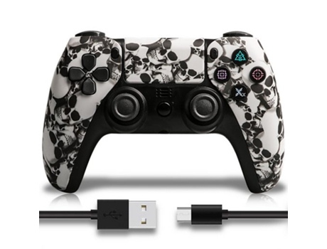 Mando PS4 KINSI Kinsi Dualshock (Inalámbrico - Blanco)