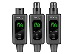Sistema transmisor y receptor de micrófono inalámbrico UHF XLR, 0 V-48 V MDUG (dos modelos)