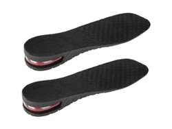 Elevadores De Tacón, Elevadores De Tacón De Pu De 1 Capa Para Zapatos, Aumentan La Altura Del Tacón Hasta 2,5 Cm, Cómodos Y Transpirables.