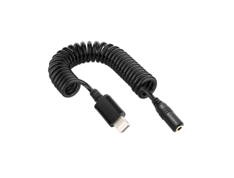 Adaptador Usb-C Audio Usb-C A Jack 3.Mmhembra 1M Cable Espiral PULUZ (Negro)