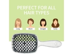 2026-set De Escova De Cabelo Com Massagem Para Couro Cabeludo E Pente Desembaraçador Para Mulheres, Homens E Crianças