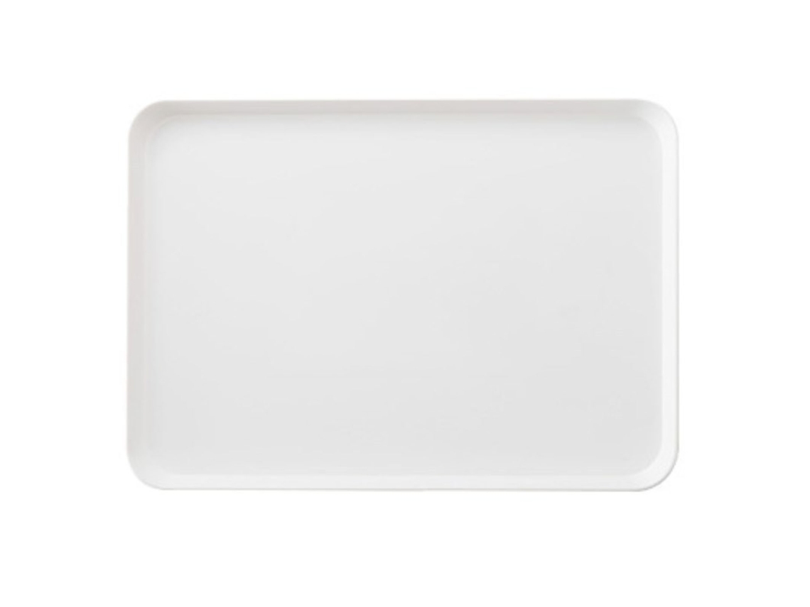 Plato rectangular de plástico para desayuno, ideal para el hogar, cafeterías y hoteles | Sin marca