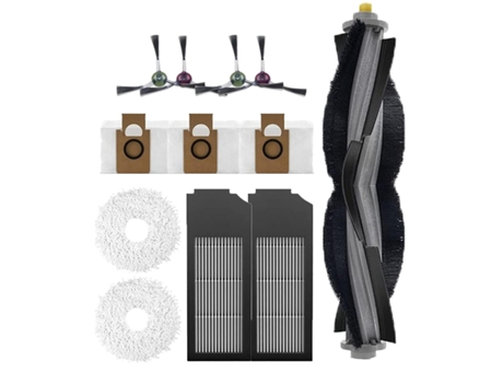 Kit de esfregona com filtro de bolsa de pó lateral principal para ecovacs x1 omni x1 turbo