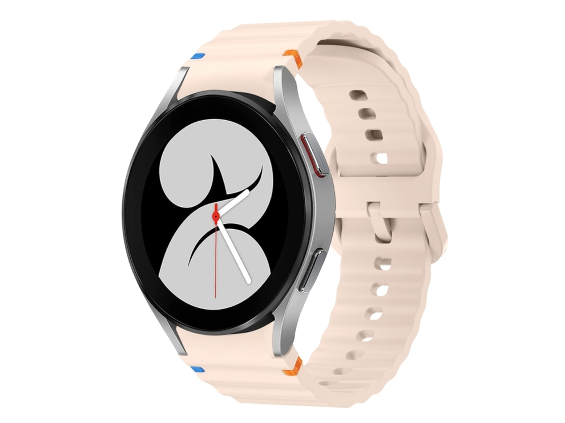 Correa para Samsung Galaxy Watch 4 (40 mm/44 mm) - Silicona cosida con diseño de ondas
