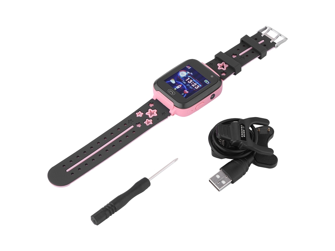Reloj Inteligente Para Niños (posicionamiento Impermeable Y Llamadas Bluetooth) Ds37 Reloj Inteligente Para Niños Con Posicionamiento Impermeable (rosa)