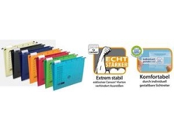 Hängemappe Chic Ultimate, Din A4, Grün Seitlich Offen, Aus Extrem Widerstandsfähigem Canson 25 Stück Elba (85740 Gn)