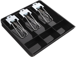 Bandeja Para Caja Registradora Con Abrazadera Metálica Y Borde Ergonómico.